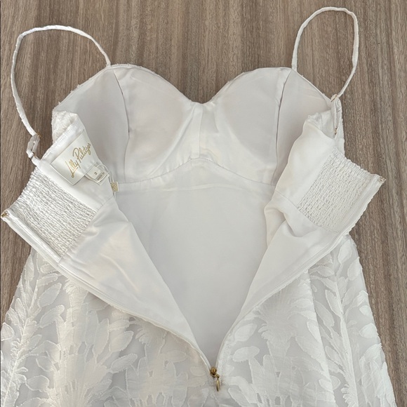 New Lilly Pulitzer Sarahlynne Maxi Dress Women’s 2 Resort White Fit and Flare - Picture 4 of 9